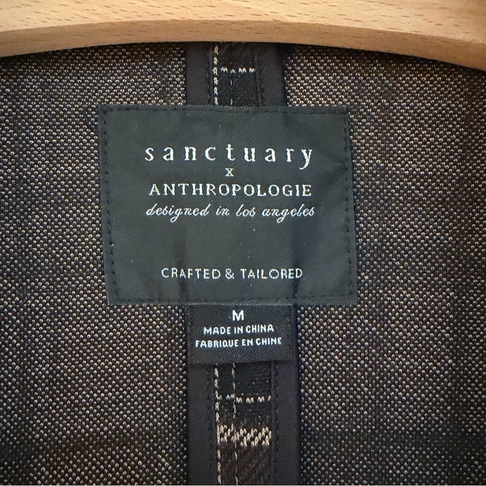 Anthropologie Sanctuary Plaid Jacket Size M - Picture 2 of 5
